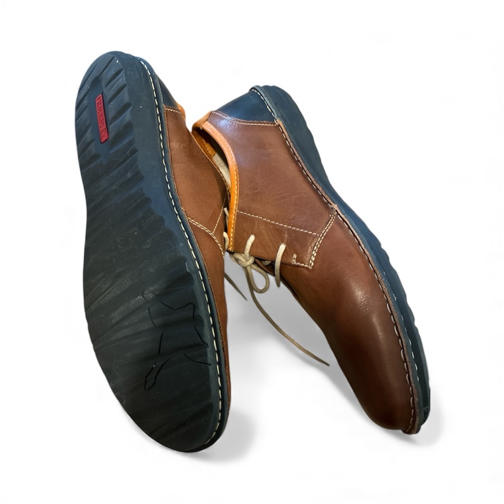 PIKOLINOS Men's Tan Leather Oxfords - Picture 5 of 6